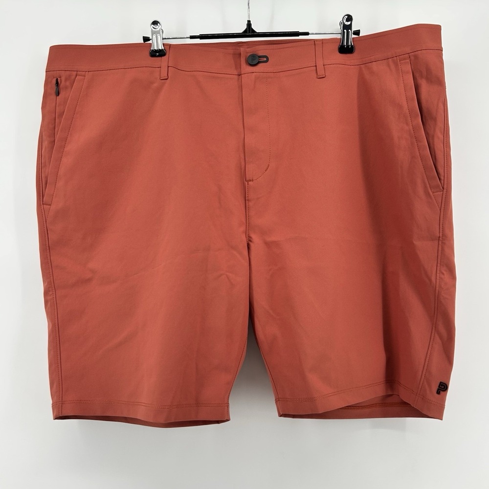 Public Rec Workday Shorts 2.0 Mens 44 Rust Orange Water Resistant Stretch NWT